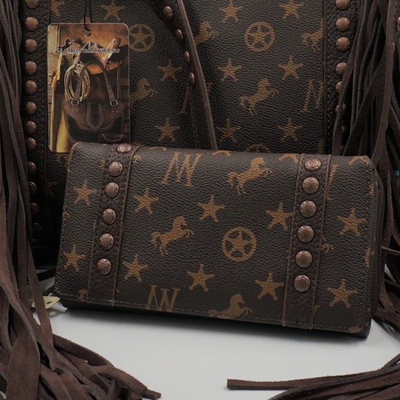 Montana West Handbags - Montana West Signature Copper Studded Wallet